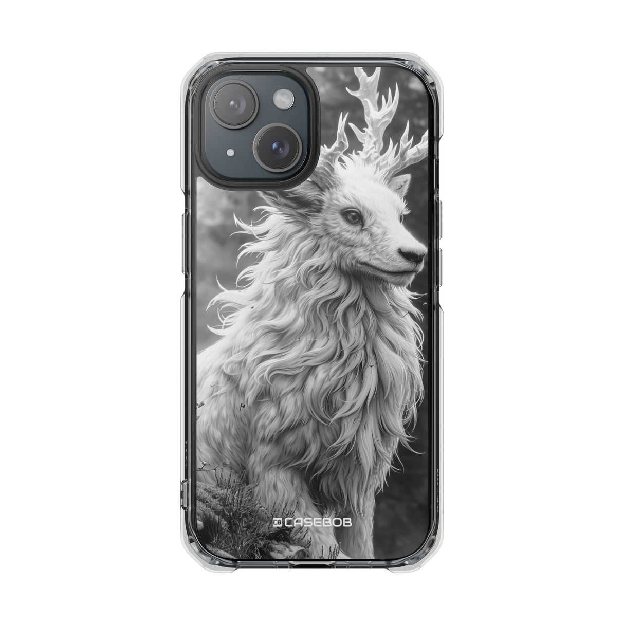 Majestic Forest Guardian - Phone Case for iPhone (Clear Impact - Magnetic)