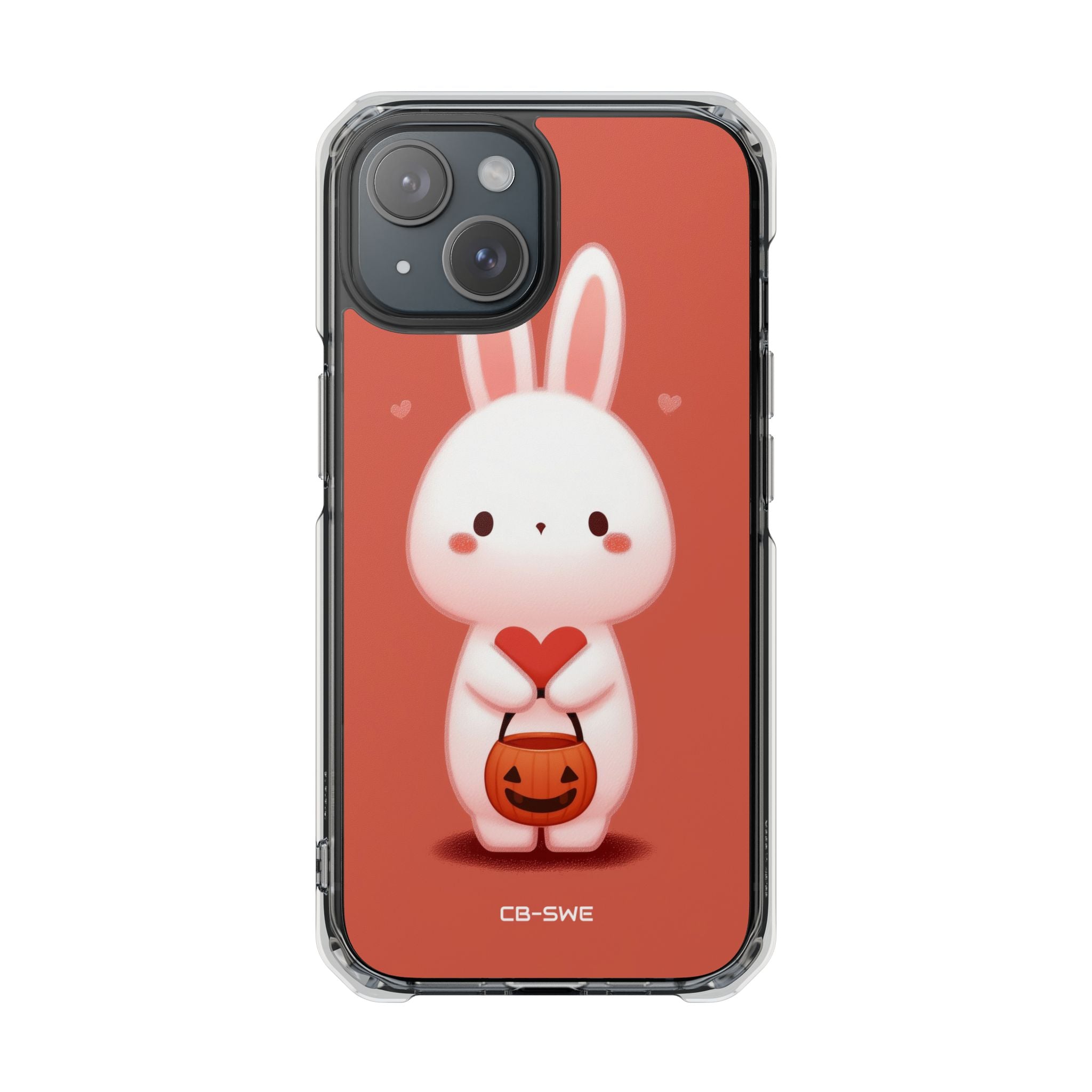 Bunny Holds Heart iPhone Case - Impact