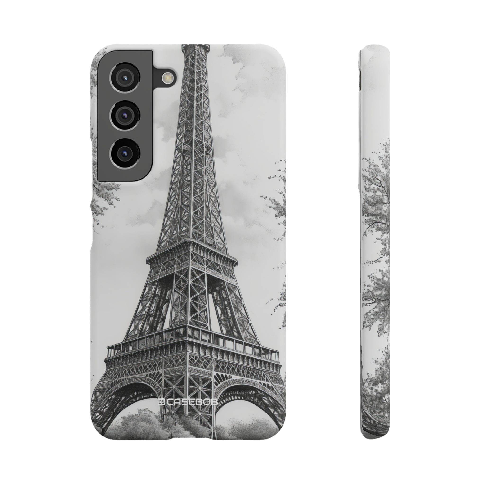 Parisian Monochrome Majesty | Slim Phone Case for Samsung