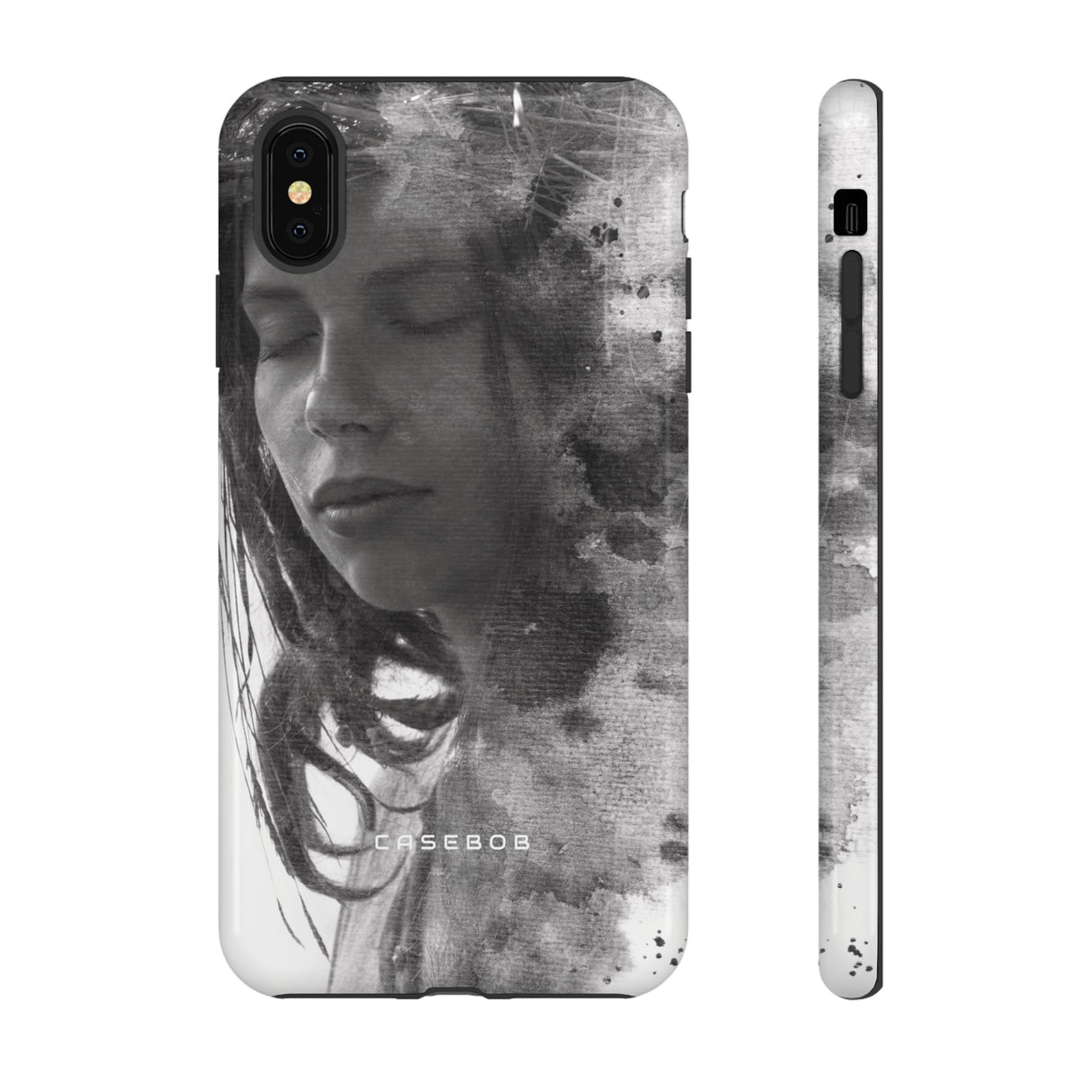 Portrait Lady Phone Case - Protective Phone Case