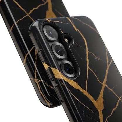 Golden Veins Twist - Samsung Case