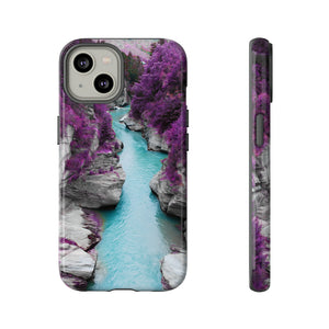 Purple Pine Forest - Protective Phone Case