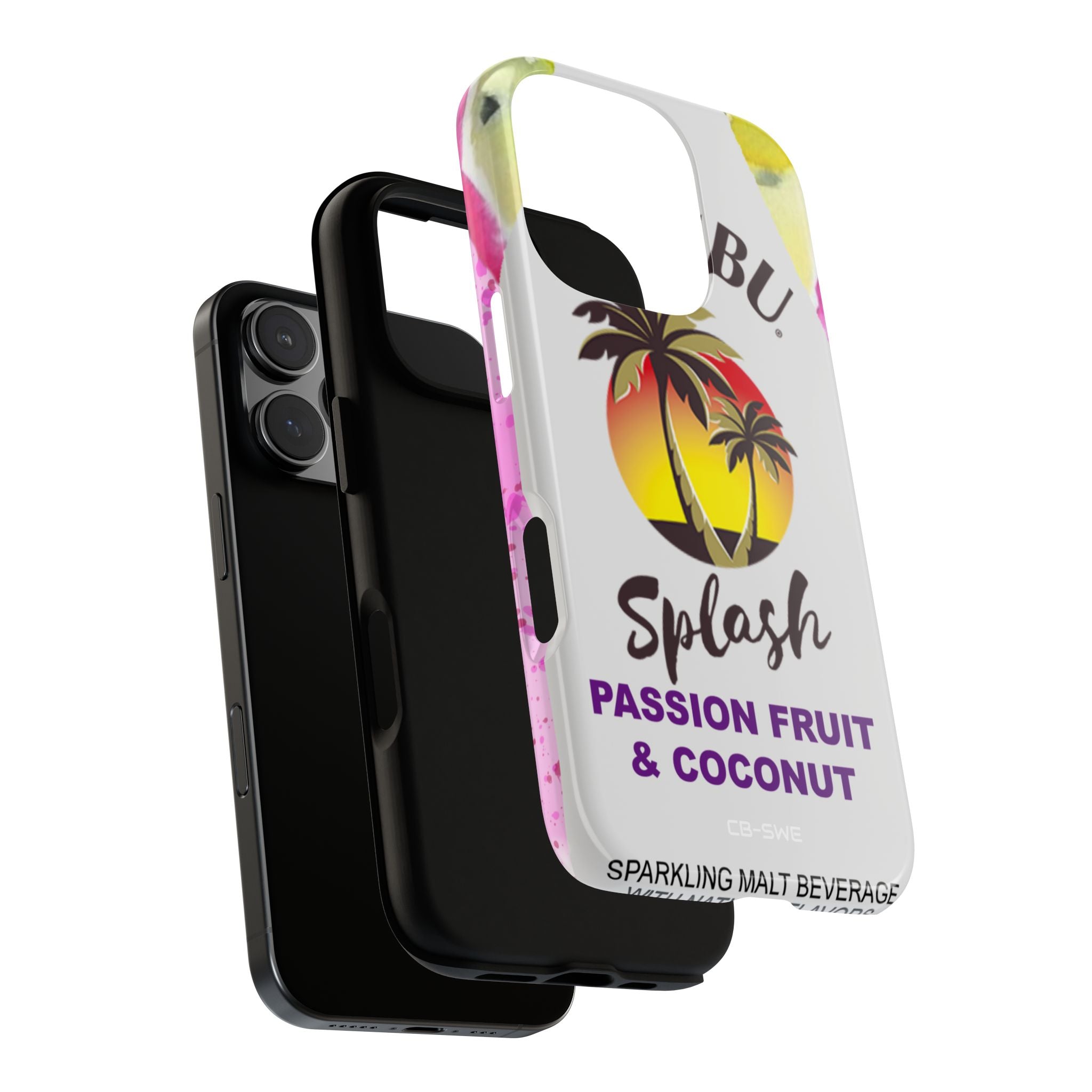 Tropical Sunset Splash - iPhone Case