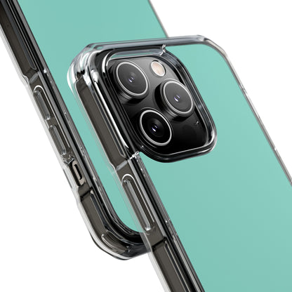 Middle Blue Green - Clear Impact Case for iPhone