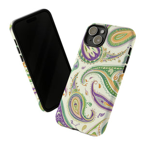 Paisley Pastell Eleganz - Schutzhülle fürs Handy