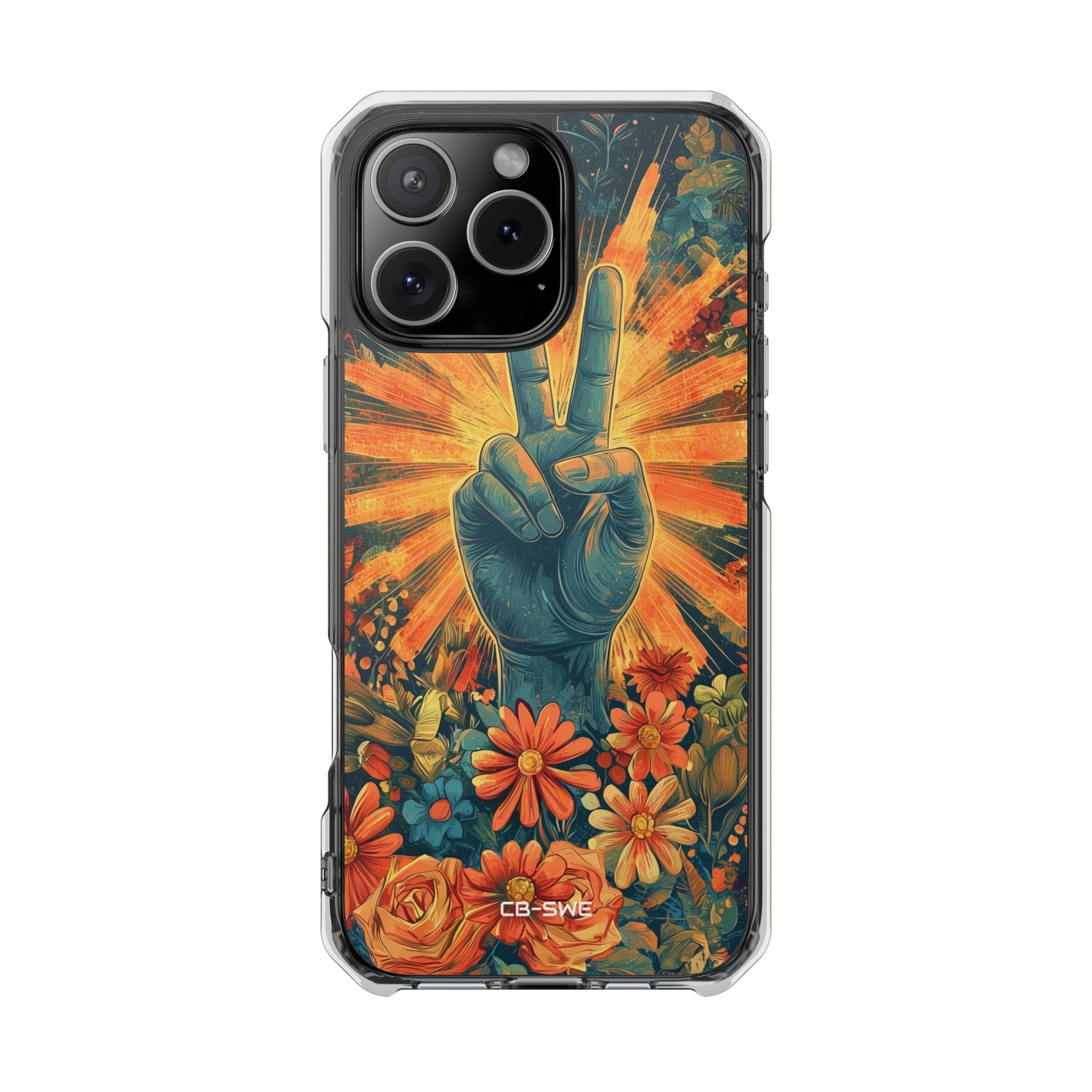 Flowers Embrace Peace iPhone Case - Impact