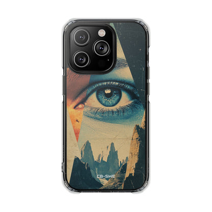 Eye Meets Mountains iPhone Case - Impact