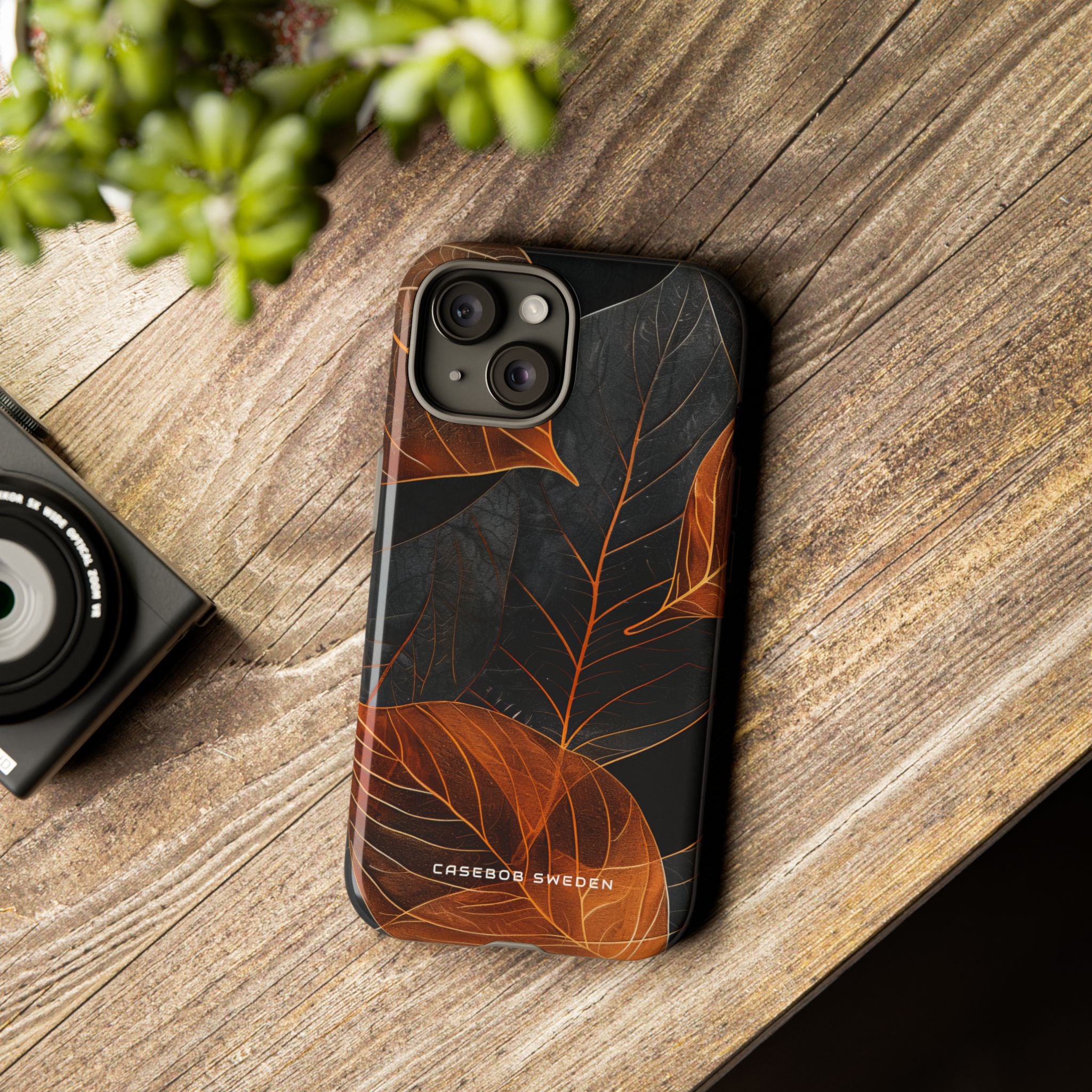 Autumn Leaf Elegance iPhone 15 - Tough Phone Case