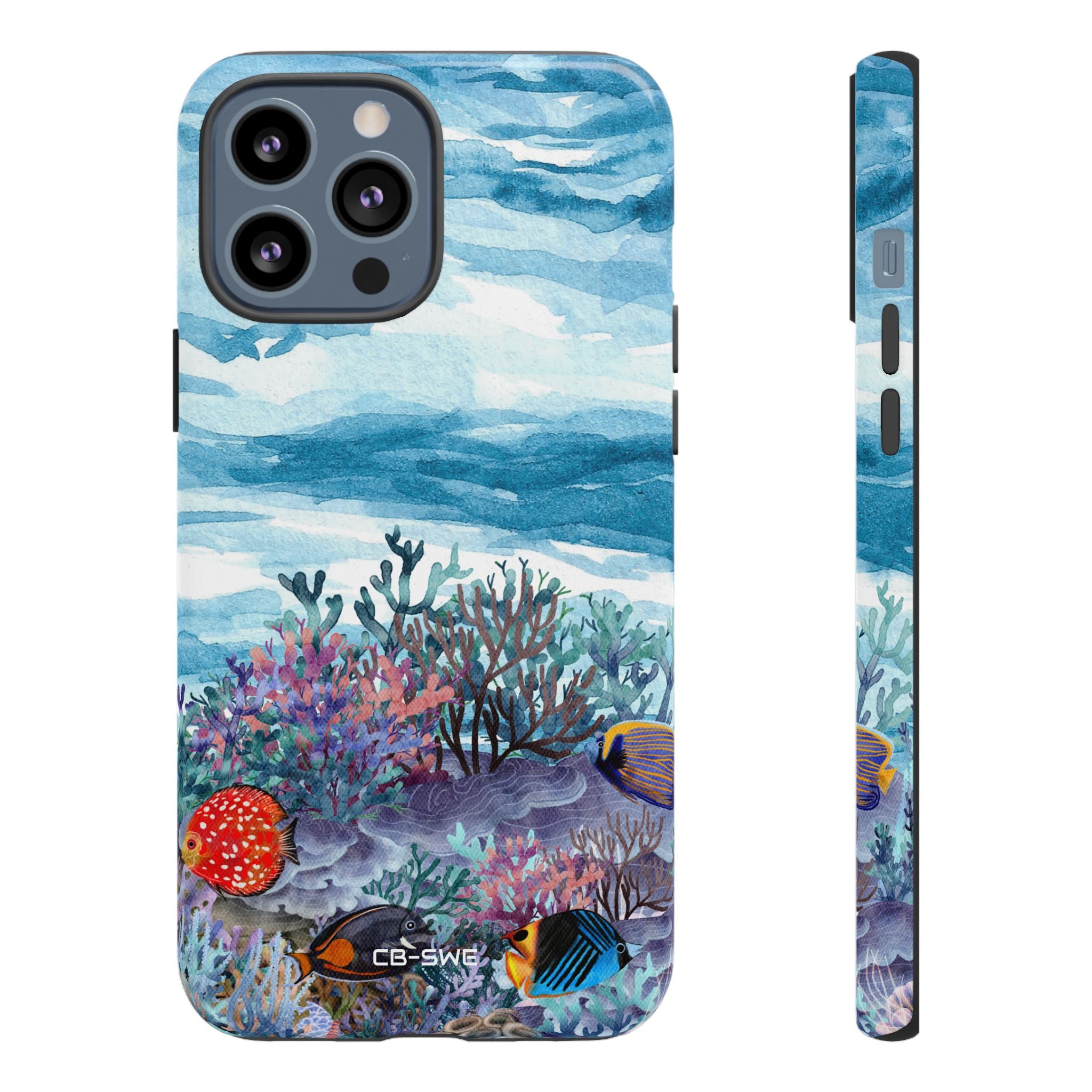 Aquatic Life Watercolors - iPhone Case
