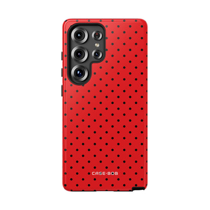 Crimson Dot Matrix Samsung S25 Ultra Case - Tough