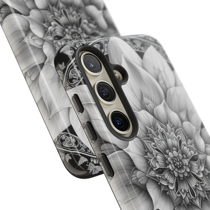 Cosmic Floral Mandala Samsung S24 - Tough