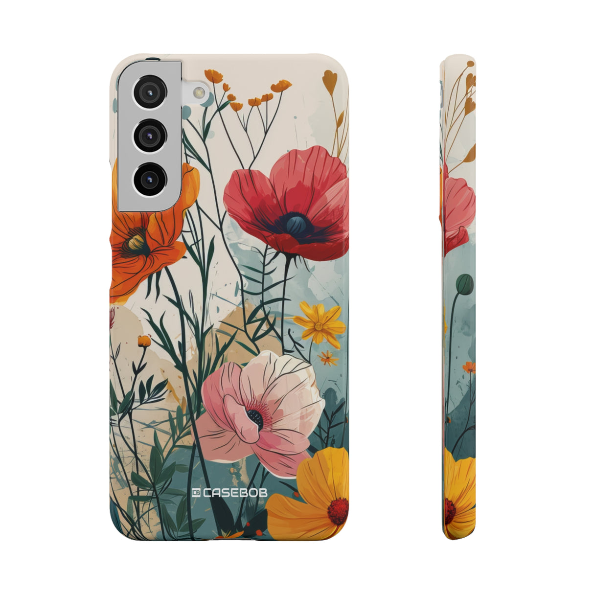 Blooming Whimsy | Schlanke Handyhülle für Samsung