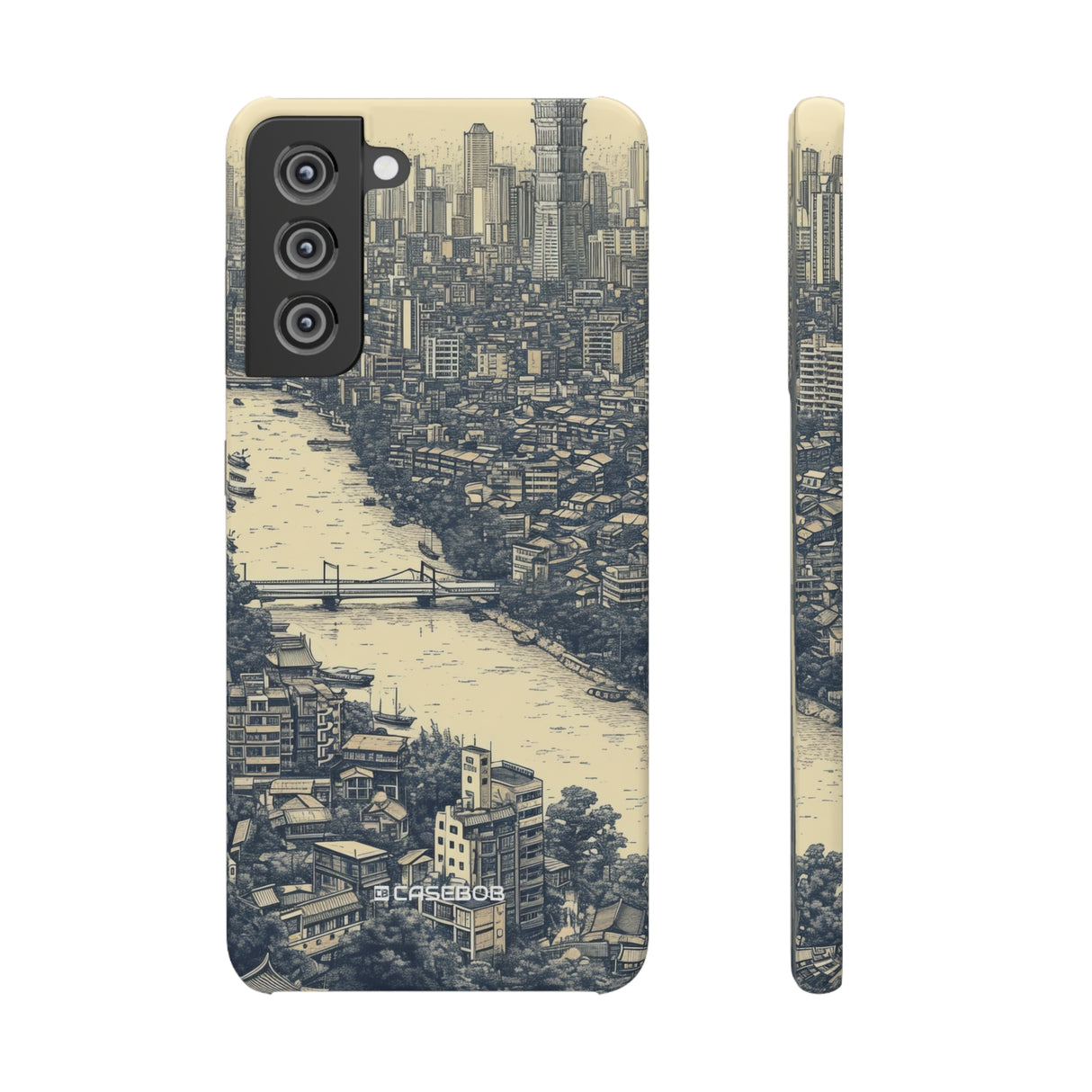 Nostalgic Metropolis | Slim Phone Case for Samsung