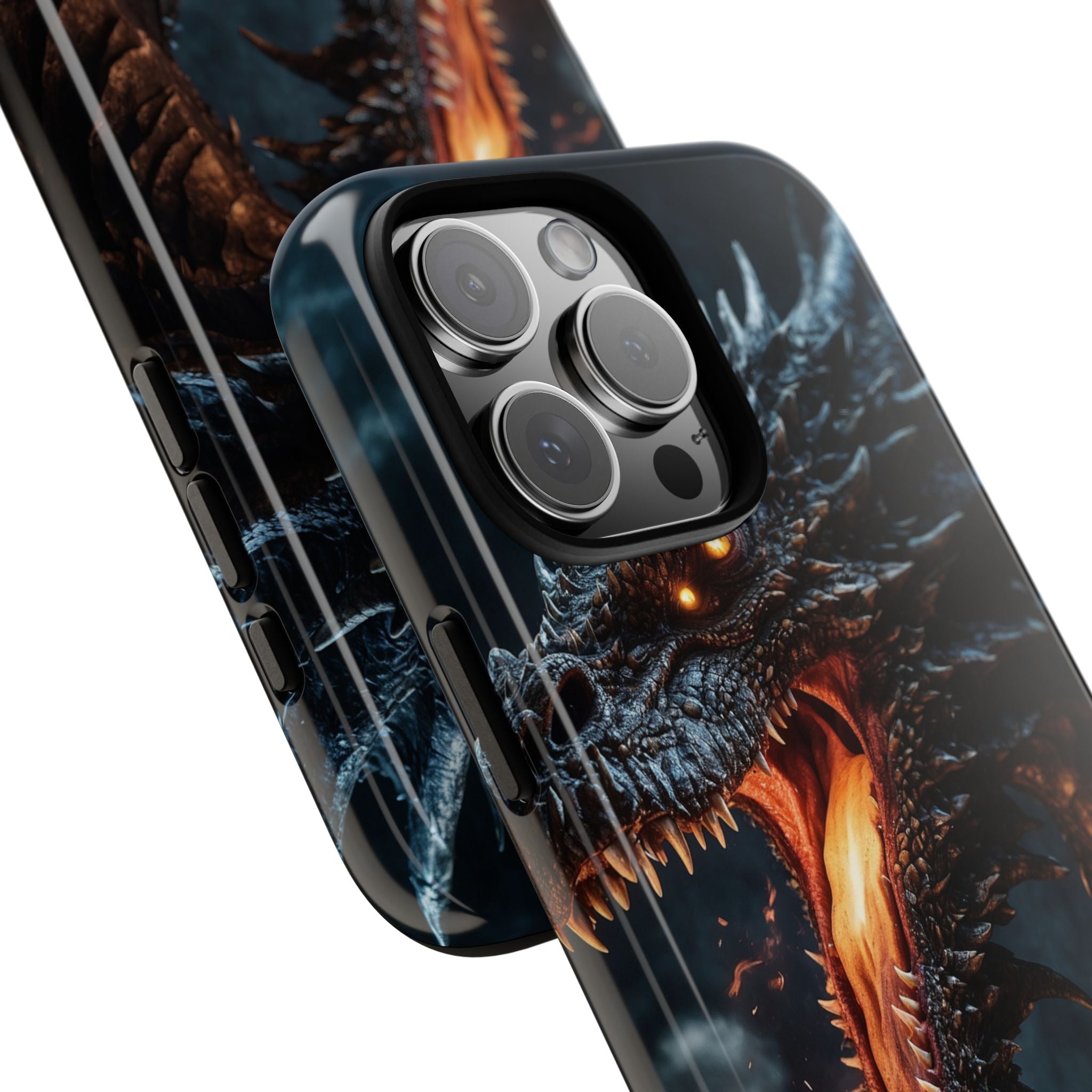 Fiery Breath Erupts - iPhone Case
