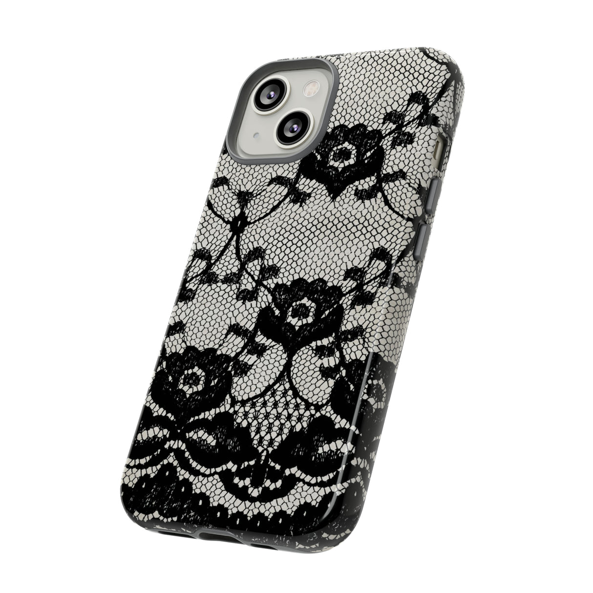 Lilrunge Gothic Flower - Protective Phone Case