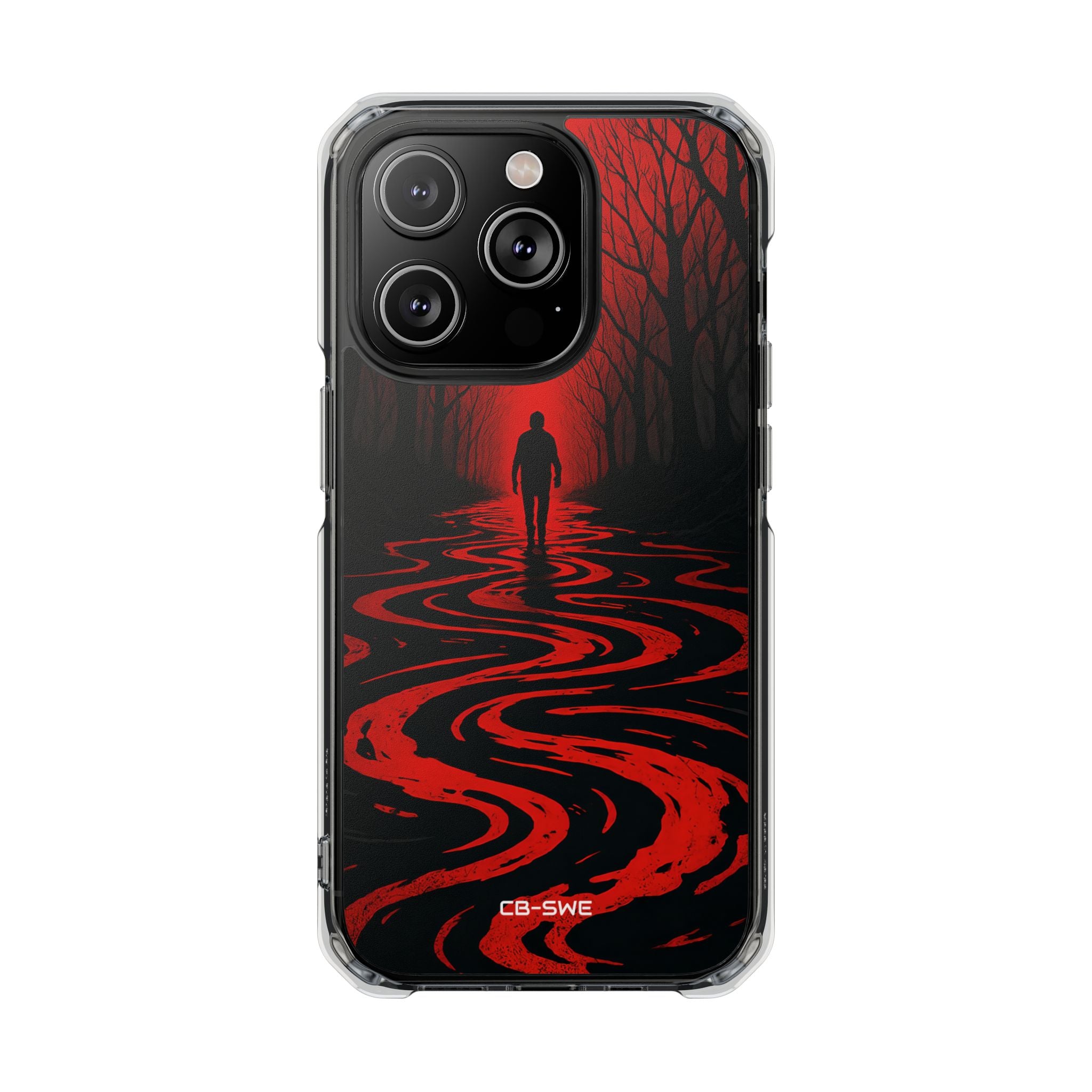 Red Path Mystery iPhone Case - Impact