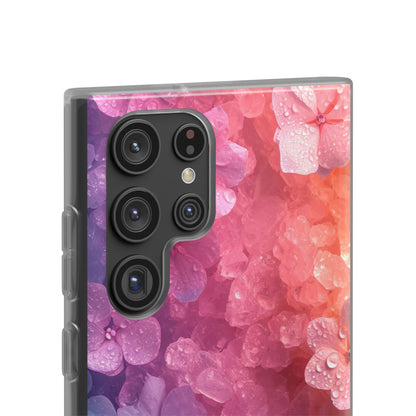 Floral Chill Blooms - Flexi Samsung S22 Phone Case