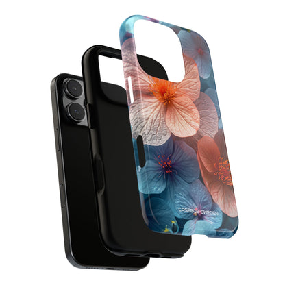 Peach Blossom Serenity - Tough iPhone 16 Phone Case