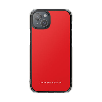 Red iPhone 15 - Clear Impact Phone Case