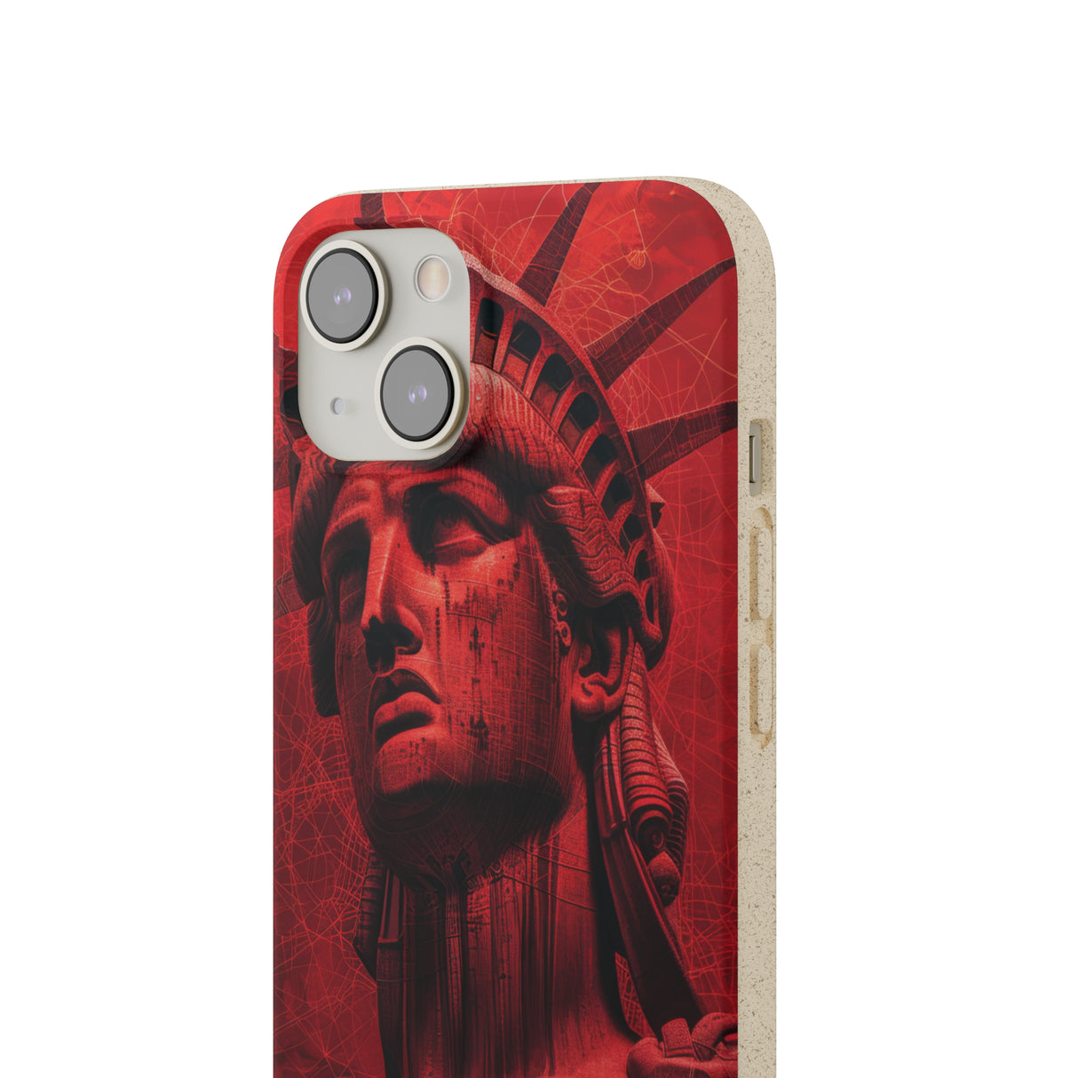 Red Liberty Revolution | Biodegradable Phone Case