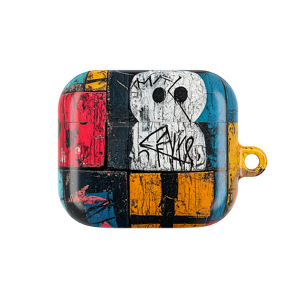 Witte Orb Graffiti - AirPods Case