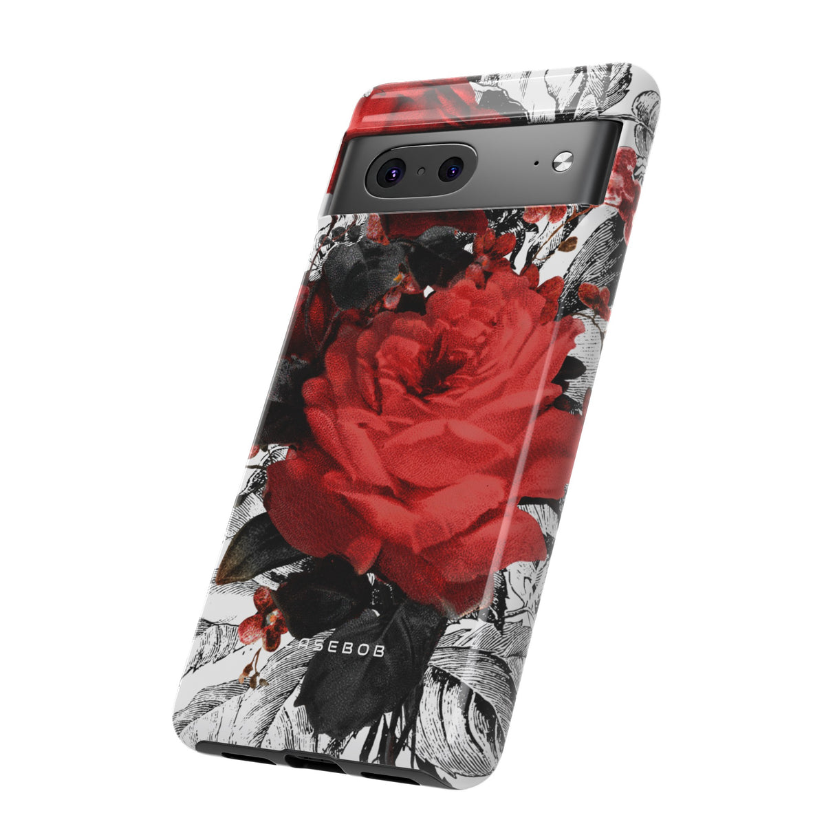 Cheruse Gothic Flower - Protective Phone Case