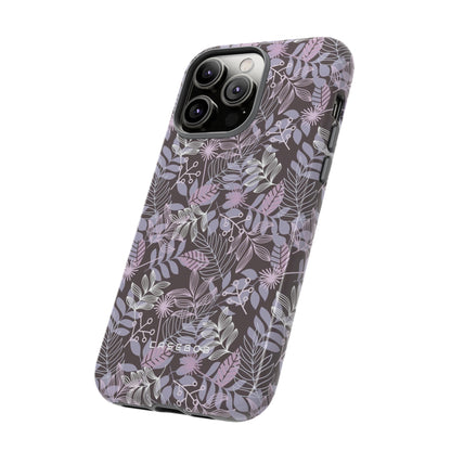 Dark Purple Leaf - Protective Phone Case