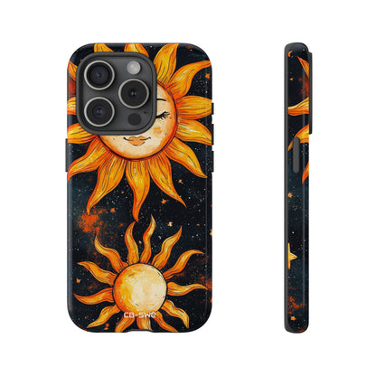 Celestial Suns Dance - iPhone Case