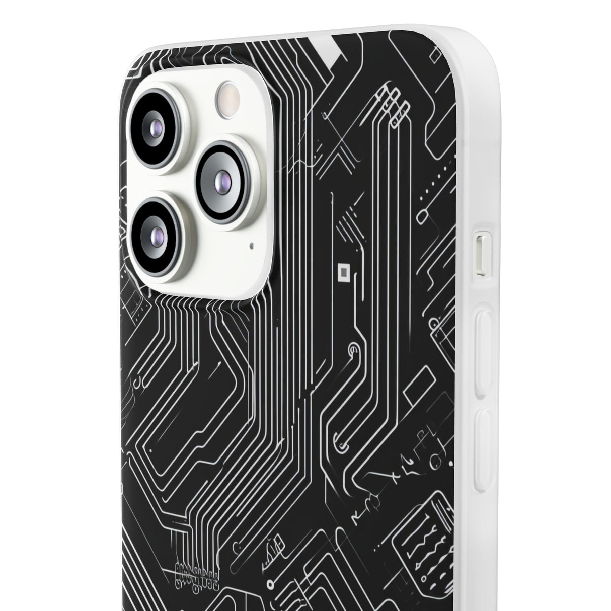 Cyber ​​Circuitry Art | Flexible Handyhülle für iPhone