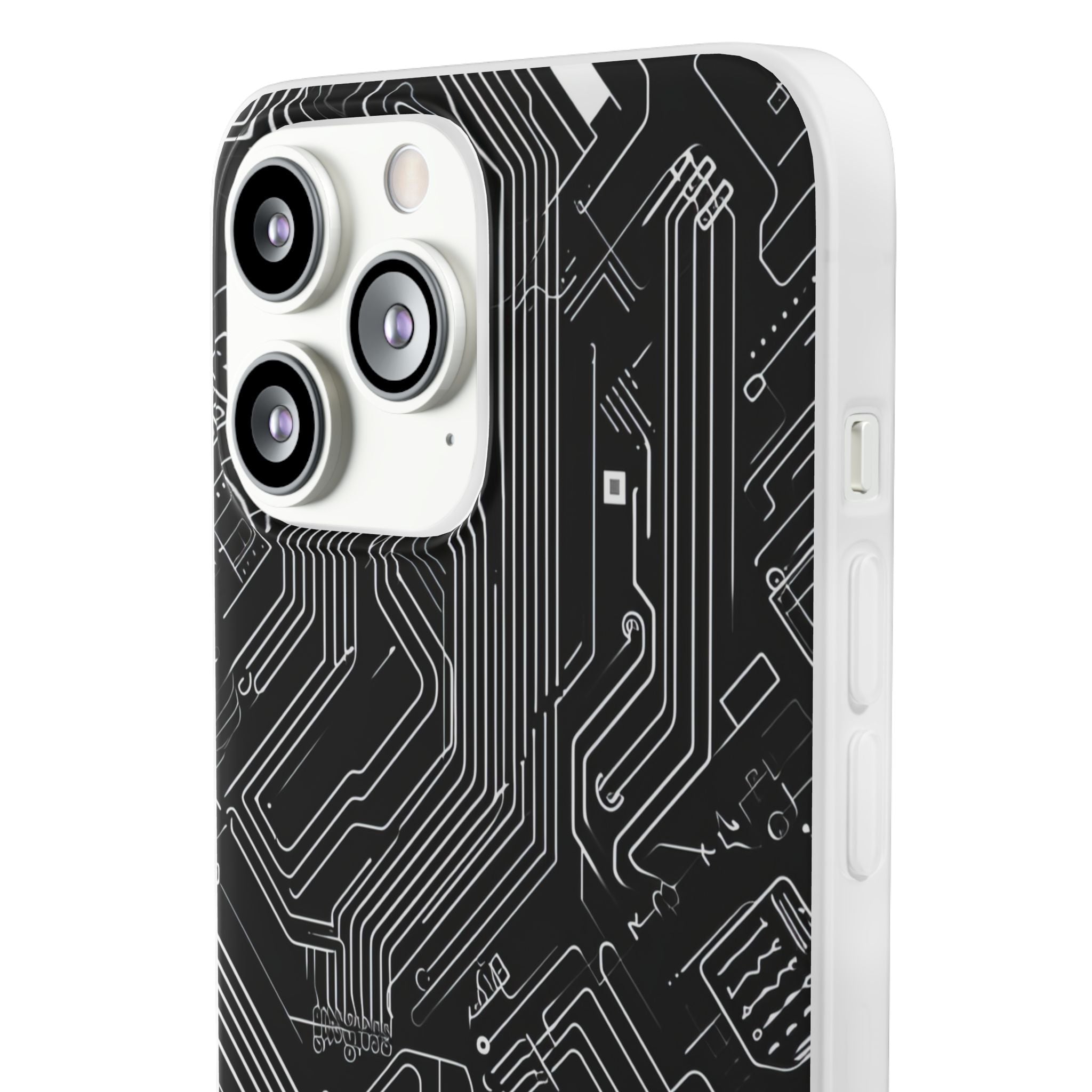 Cyber Circuitry Art | Flexible Phone Case for iPhone