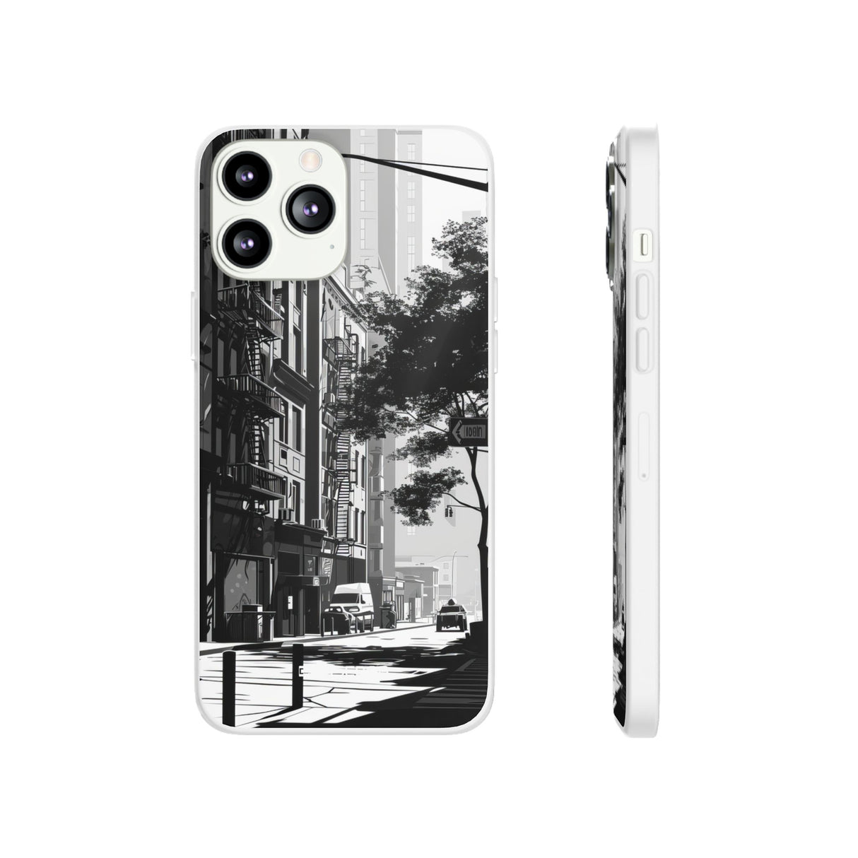 Urban Serenity | Flexible Phone Case for iPhone