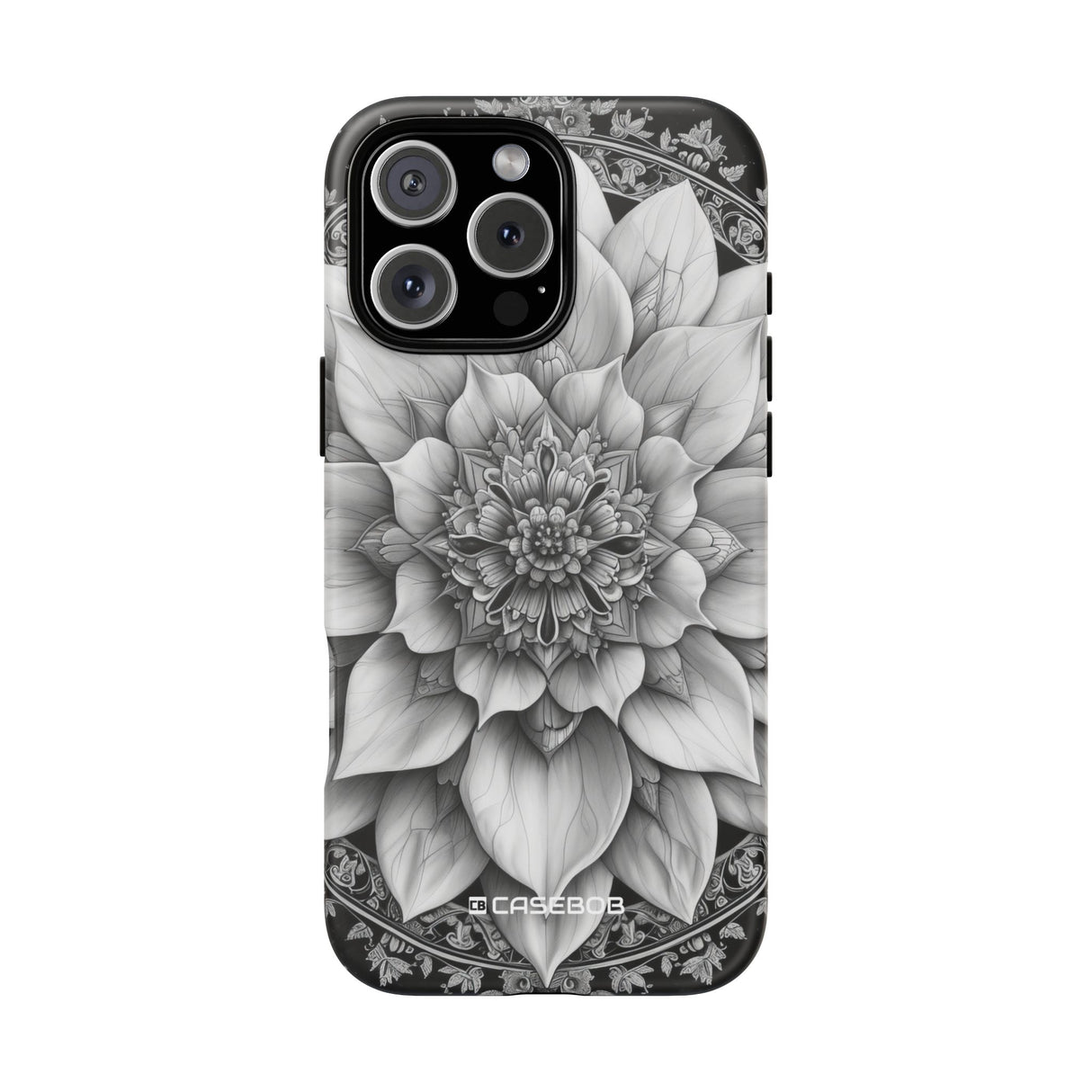 Celestial Mandala in Monochrome - for iPhone 16