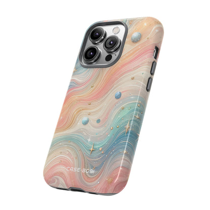 Iridescent Swirls iPhone 14 Pro Case - Tough
