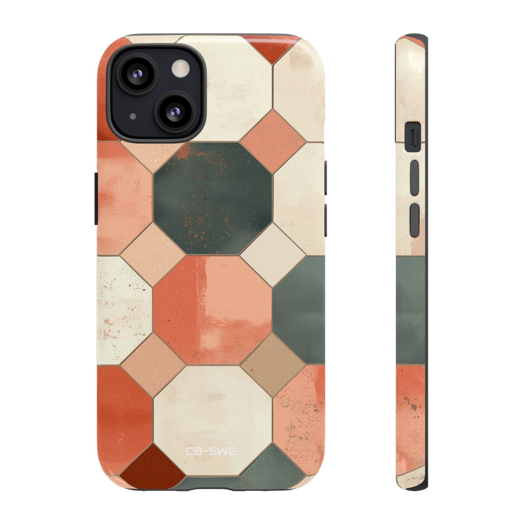 Terracotta Tiles Interlock - iPhone Case