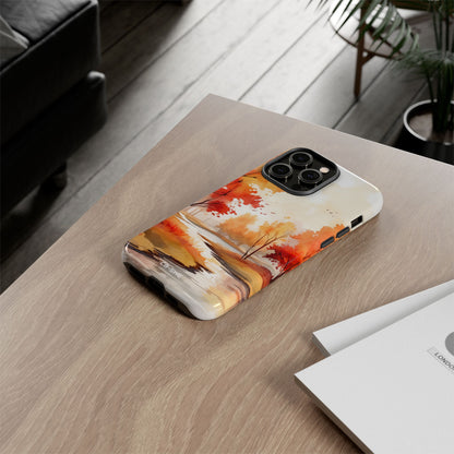Autumn Leaves Dance - iPhone Case
