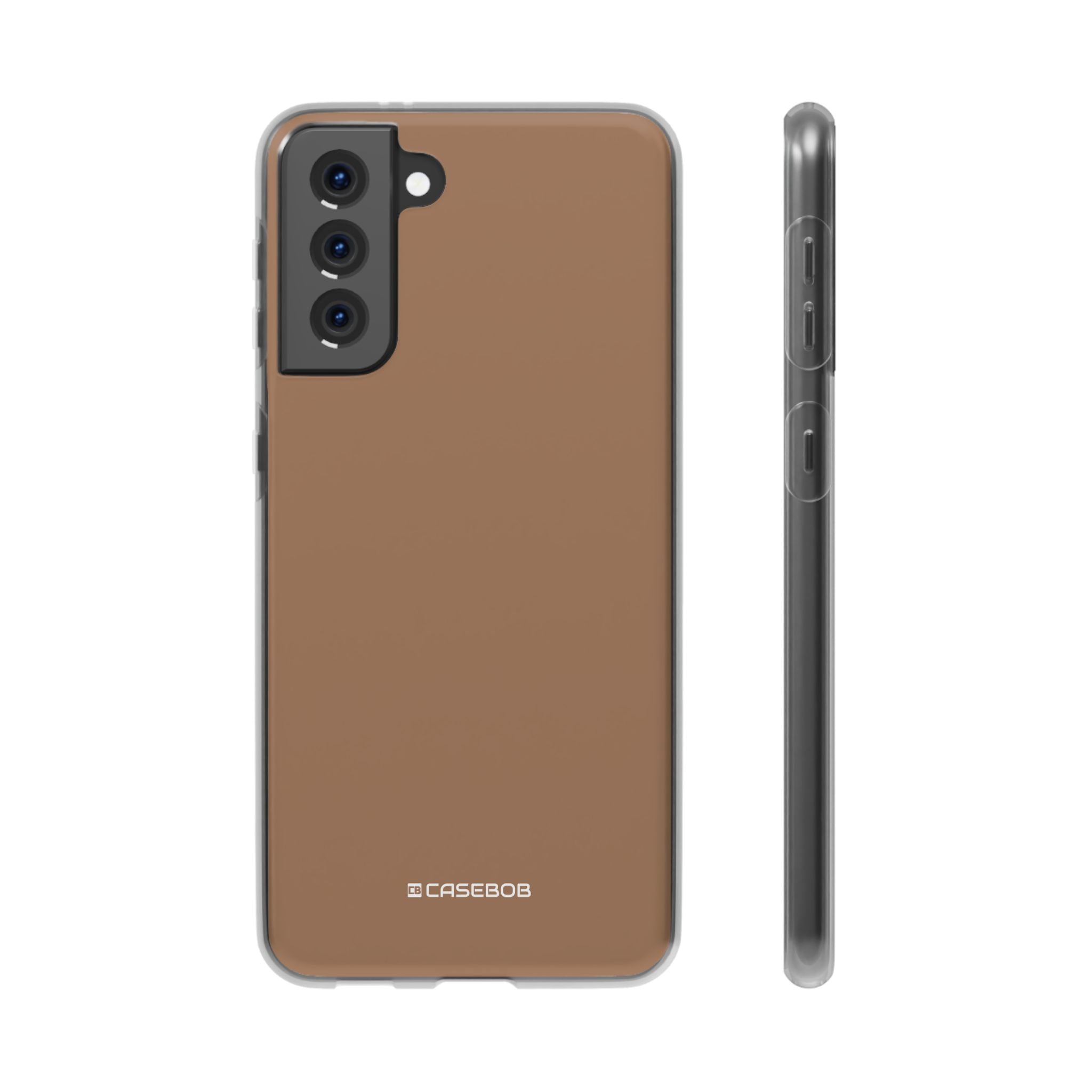 Chamoisee Brown | Handyhülle für Samsung Galaxy (Flexible Hülle) 