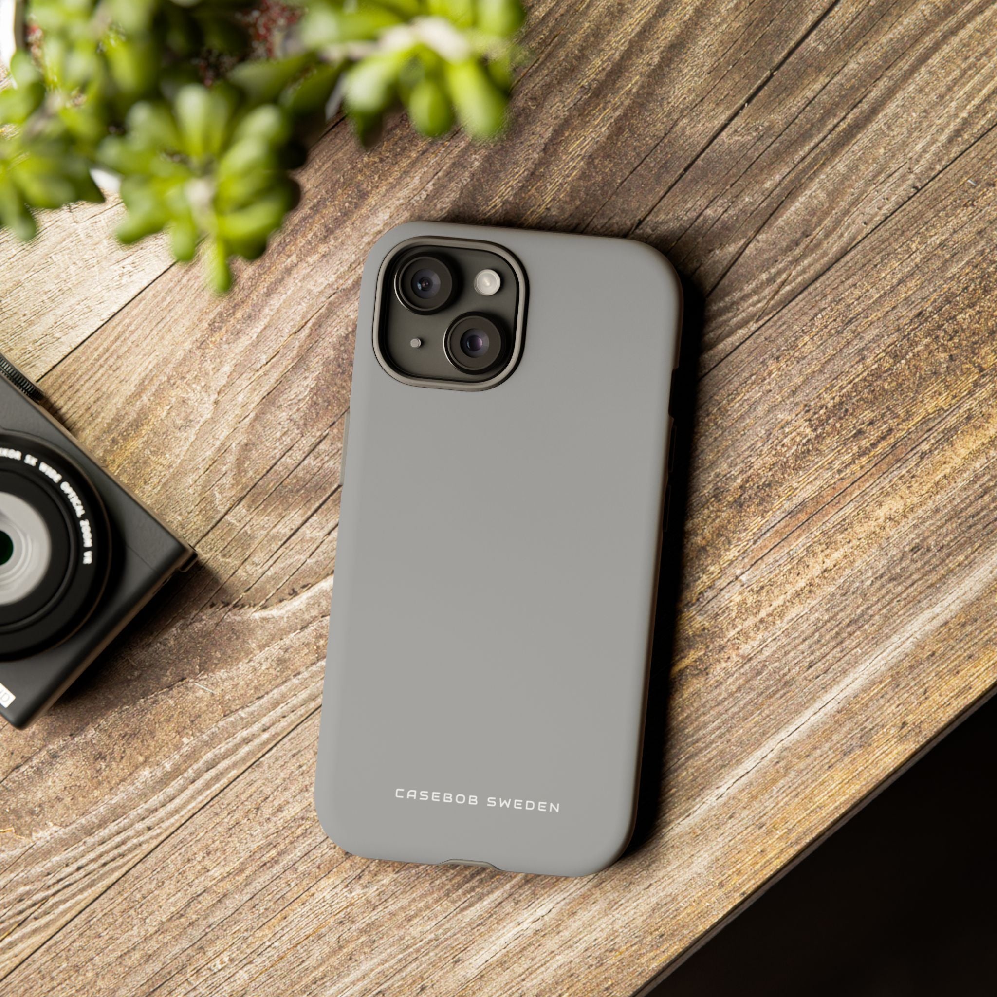 Dark Gray iPhone 15 - Tough Phone Case