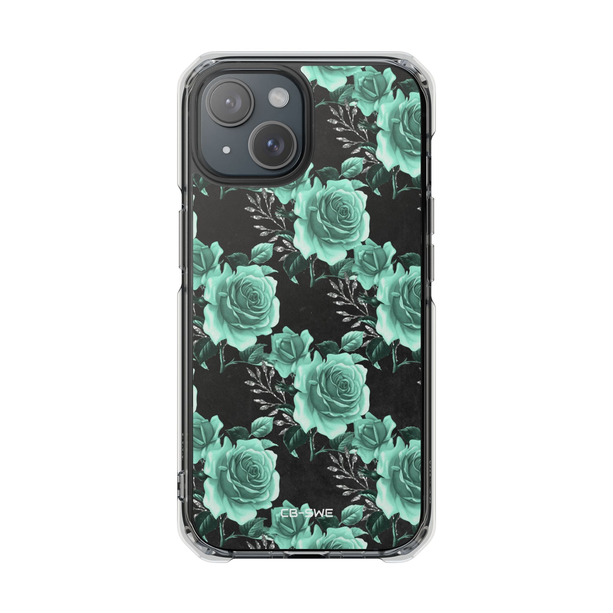 Turquoise Rose Symphony iPhone Case - Impact