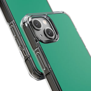 Jungle Green | Handyhülle für iPhone (Clear Impact Case - Magnetisch) 