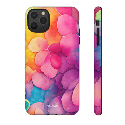 Vibrant Petal Fusion - iPhone Case