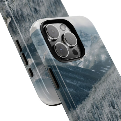 Snow Covers Peaks - iPhone Case