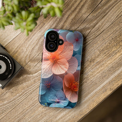 Peach Blossom Serenity - Tough iPhone 16 Phone Case