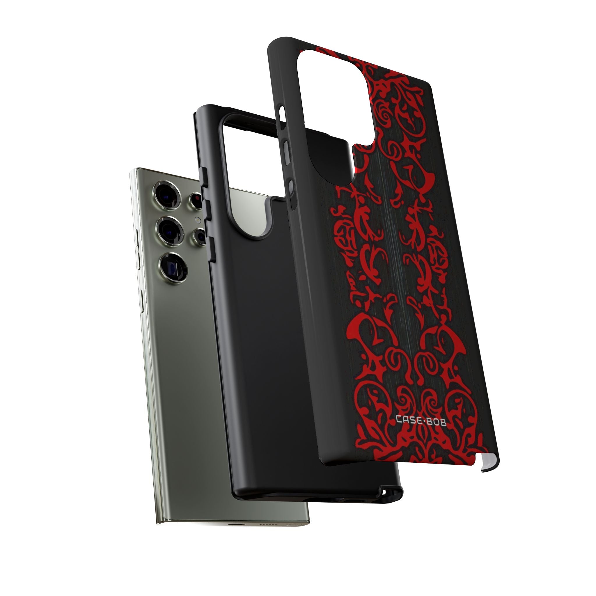 Crimson Spiral Samsung S23 Ultra Case - Tough