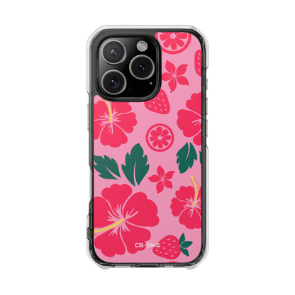 Tropical Hibiscus Harmony iPhone Case - Impact