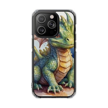 Green Dragon Smiles iPhone Case - Impact