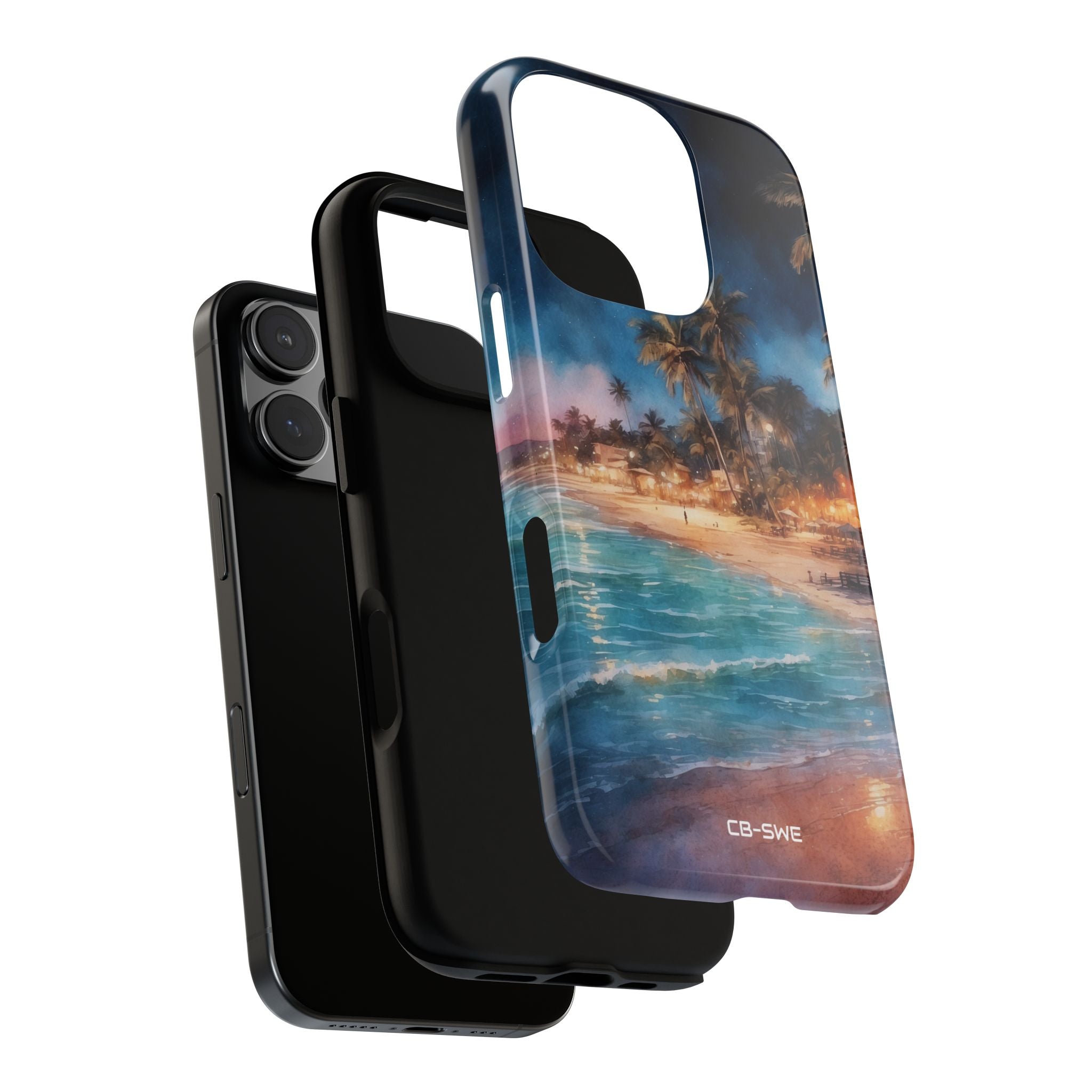 Moonlight Dances Water - iPhone Case