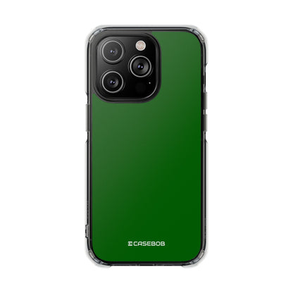 Dark Green - Clear Impact Case for iPhone