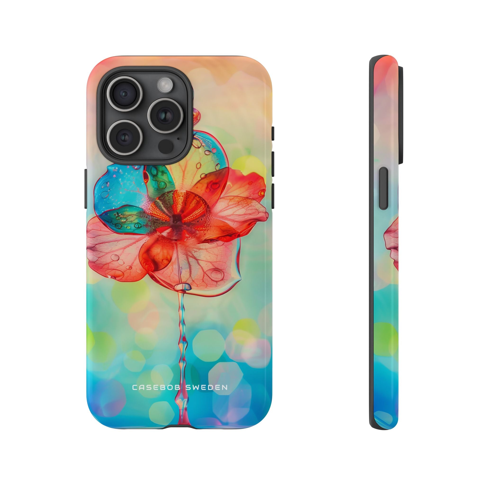 Ethereal Glass Flower iPhone 15 - Tough Phone Case