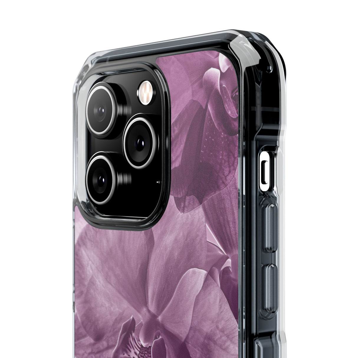 Radiant Orchid Design | Handyhülle für iPhone (Clear Impact Case – magnetisch) 