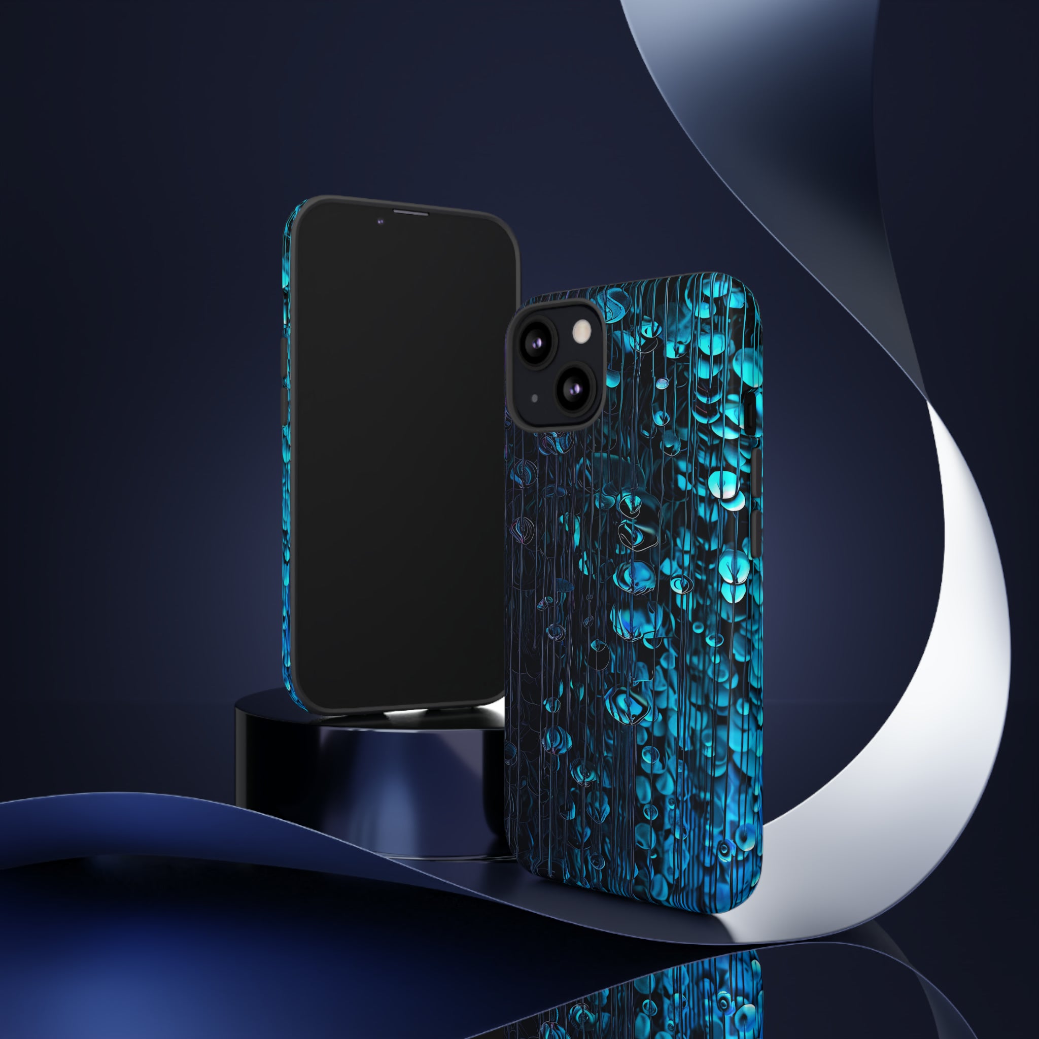 Digital Flow: Abstract Gradient - Protective Phone Case